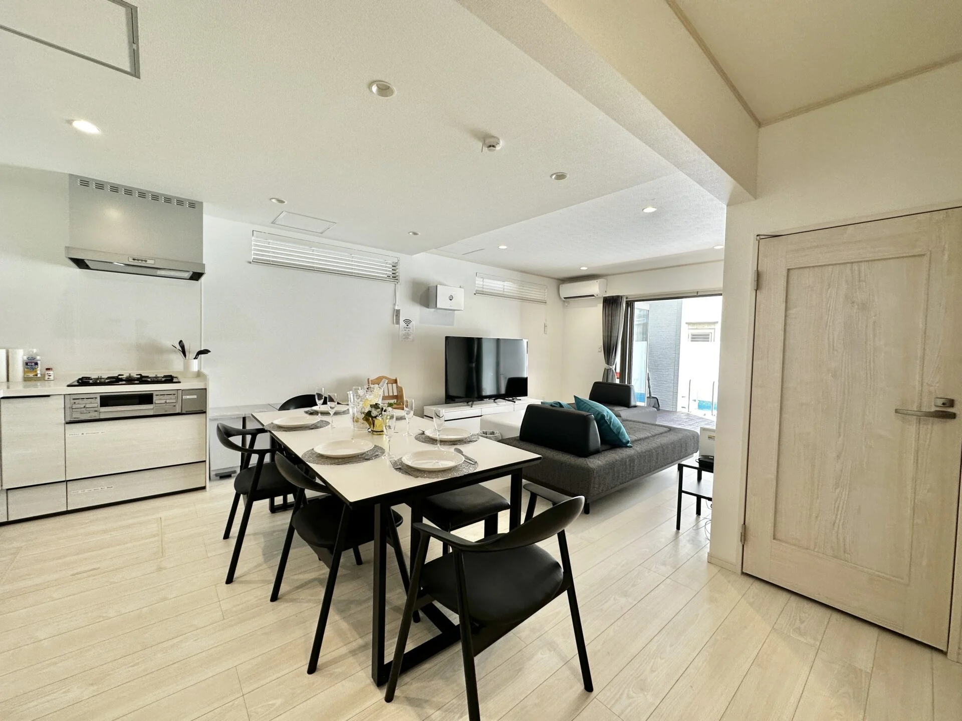 三世代で過ごせるリビングダイニング